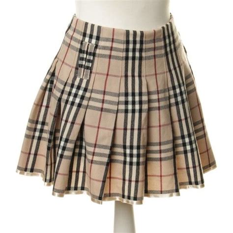 fake burberry plaid skirt|burberry pleated girls skirts.